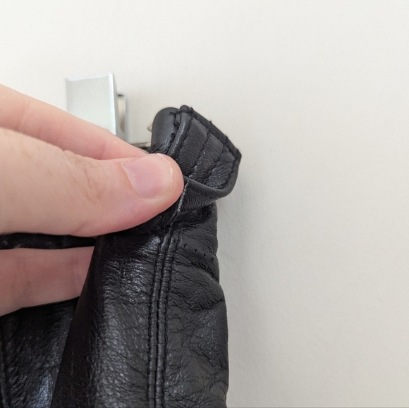 Vintage 90s Wilson's Maxima Leather Mini Skirt Minimalist Capsule - Picture 13 of 15